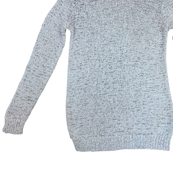Casual Corner Gray Textured Knit Long Sleeve Pullover - Picture 8 of 11